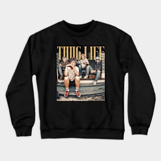 VINTAGE THUG LIFE GOLDEN GIRLS PUNK Crewneck Sweatshirt